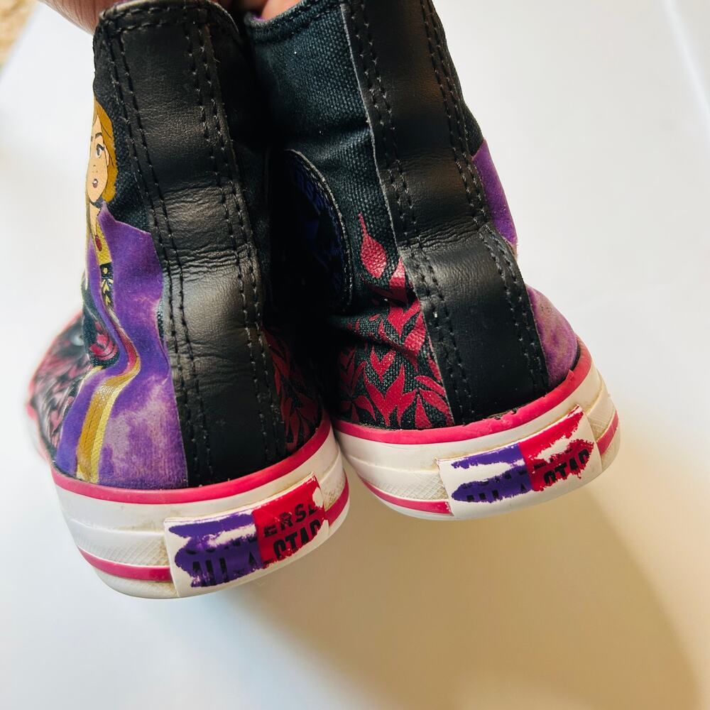 Converse X Disney Frozen Anna Chuck Taylor All Star Sneakers 2 - Picture 4 of 7